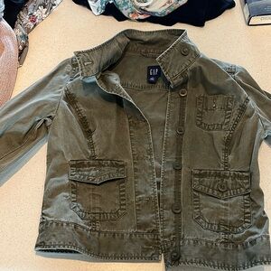 Old navy size 6 light forest green jacket